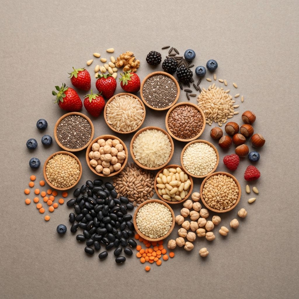 Vielfalt von Lebensmitteln